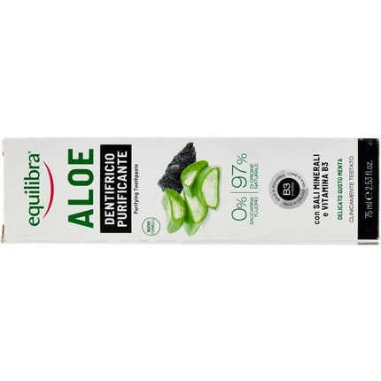 Pastă de dinți Equilibra, cărbune activ, 75 ml