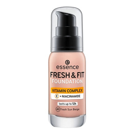 Fond de ten, Essence, Fresh & Fit, bej deschis, 30ml