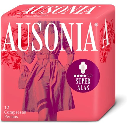 Măști de față comprimate, Ausonia, Super Wings, set 12 bucăți