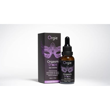 Lubrifiant Intim Orgie Drops, 30ml, negru-violet