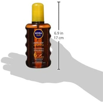 Spray de Ulei pentru Plajă, Nivea Sun, SPF 6, 200ml