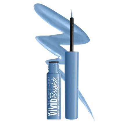 Eyeliner lichid, NYX, Vivid Brights Cobalt Crush