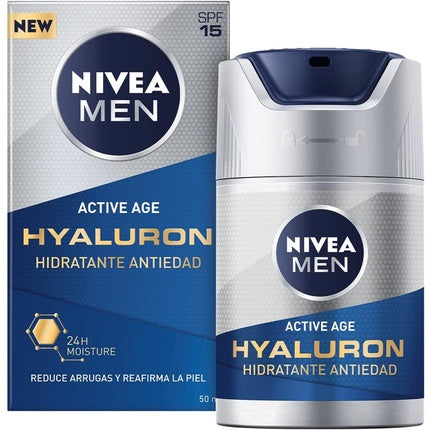 Crema antirid Nivea Men Active Age, 50ml