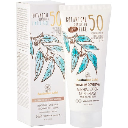 Crema protectie solara, Australian Gold Botanical SPF 50, 89ml