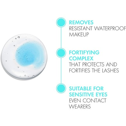 Demachiant ochi, Vichy, Pureté Thermal, pentru machiaj rezistent la apă, 100 ml