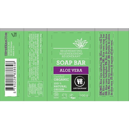 Săpun lichid Urtekram, Aloe Vera, regenerant, 100g