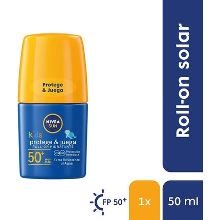Loțiune de protecție solară, Nivea, Sun Protect & Play, SPF50