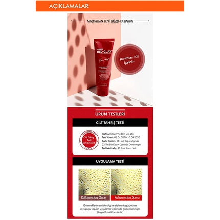 Spumă curățare, Missha, Amazon Red Clay, 120 g