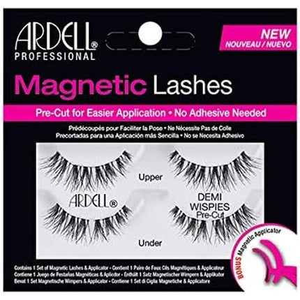 Gene false, Ardell, Magnetic Series Pre-Cut Demi Wispies, reutilizabile