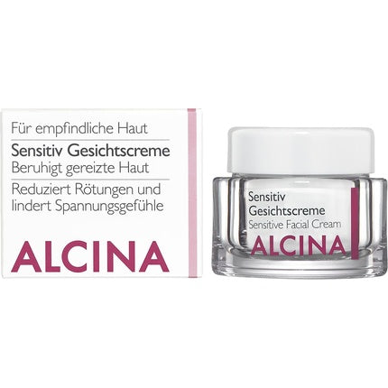 Cremă Față, Alcina, Sensitive, 50 ml, Neparfumata