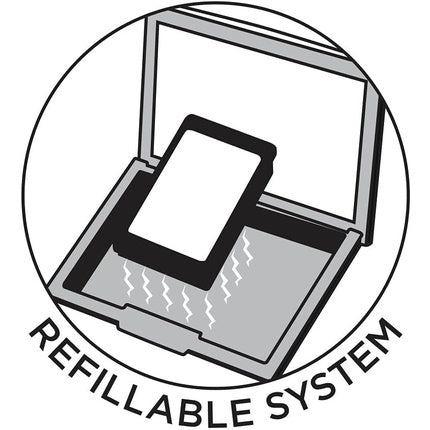 Fard de pleoape Artdeco Glamour, 314 Alb-Gri, particule strălucitoare