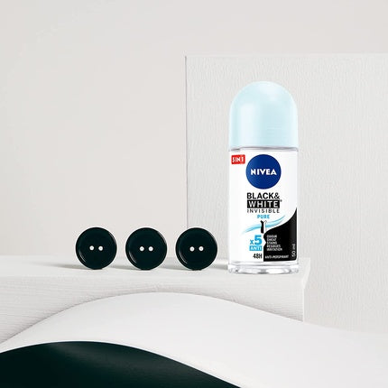 Deodorant Nivea Black&White Invisible Pure Roll-On 50ml