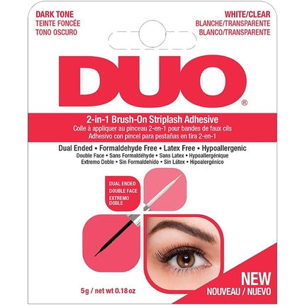 Adeziv gene false, Duo, Quick-Set, negru