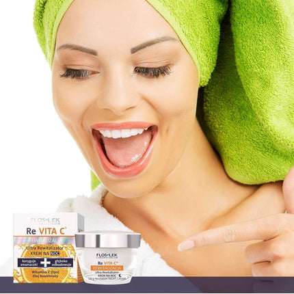 Cremă de față regenerantă, Floslek, noapte, 50 ml