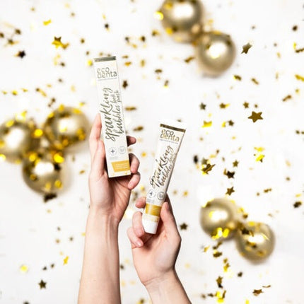 Pasta de dinți, Ecodenta, Sparkling, auriu