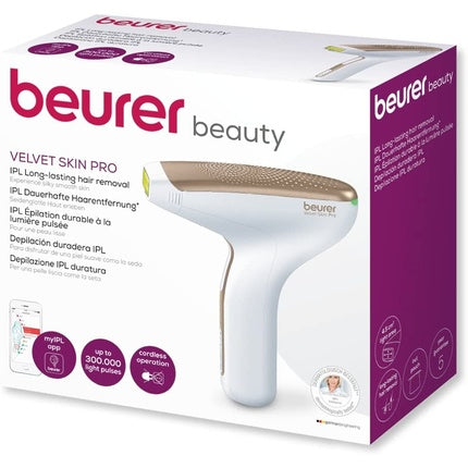 Aparat epilare IPL Beurer Velvet Skin Pro, alb, suprafata mare