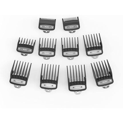 Set piepteni Wahl Premium, negru, 10 bucăți