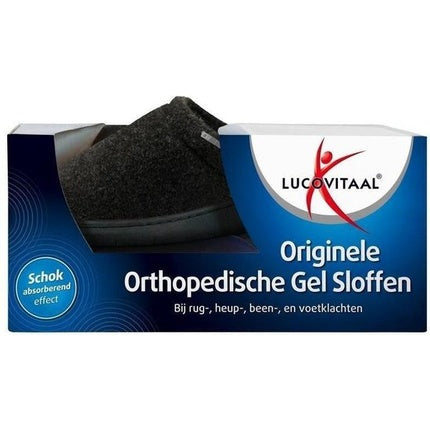 Papuci ortopedici, Lucovitaal, negri, mărimea 44/45
