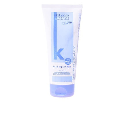 Masca de păr Salerm, Keratin Shot, 200ml, albastru