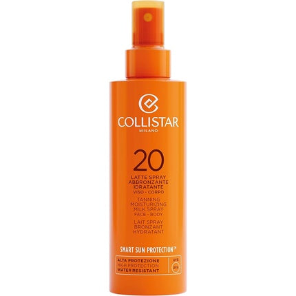 Lapte bronzant hidratant, Collistar, Spray SPF20, 200ml