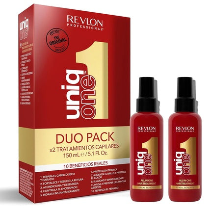 Spray protectie termica si hidratare, Revlon, UniqOne Duo, 380g