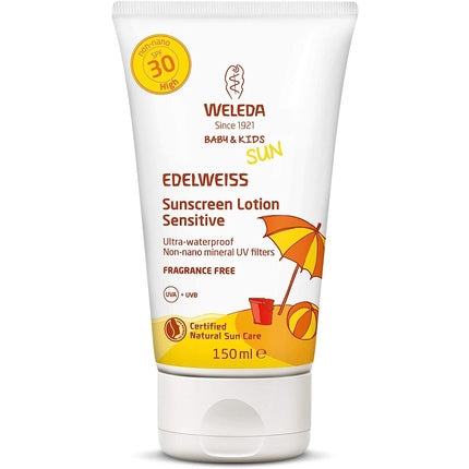Lotiune de protectie solara, Weleda, Edelweiss, SPF30, 150ml