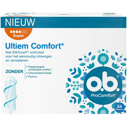 Tampon, O.B, ProComfort Super, 54 buc