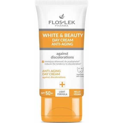 Cremă de zi Floslek, White & Beauty, SPF 50, 50 ml