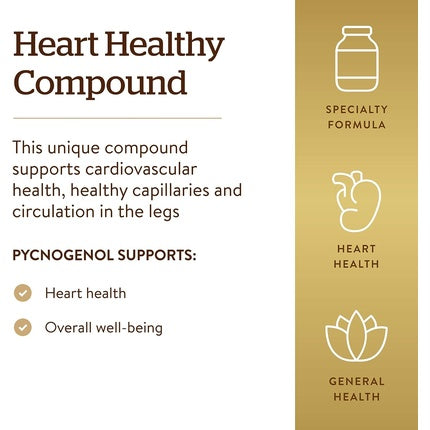 Supliment alimentar, Solgar, Pycnogenol 100mg, vegan 30 capsule