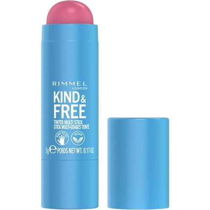 Primer de buze, Rimmel, Kind & Free Multi-Stick, roz