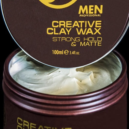 Ceară păr Redone Creative Clay Wax, Strong Hold, 100ml, maro
