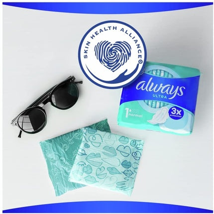 Absorbante Always Ultra Normal, aripioare, 28 bucăți