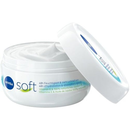 Cremă Față Nivea Soft, 100 ml, Alb