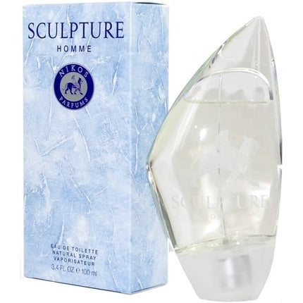 Apa de toaleta, Nikos, Sculpture, 3.4oz EDT Spray pentru Barbati