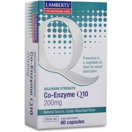 Supliment Coenzima Q10, Lamberts, 200mg, 60 Capsule