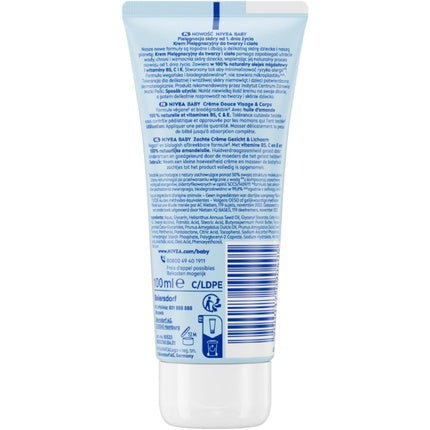 Crema de Fata si Corp, Nivea, Baby, 100ml