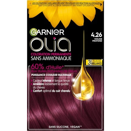 Vopsea permanentă Garnier Olia 4.26 Vișiniu