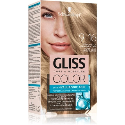 Vopsea de păr, Gliss, 9-16 Ultra Blond Rece