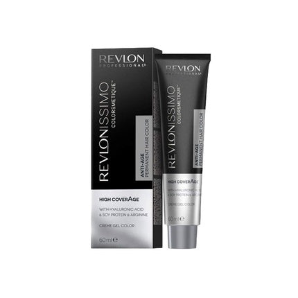 Vopsea permanentă, Revlon, Revlonissimo Colorsmetique, blond foarte deschis perlat bej, 60ml