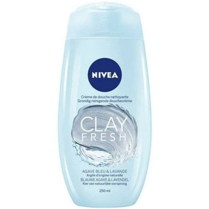 Gel de duș, Nivea, Clay Fresh, albastru, 250ml