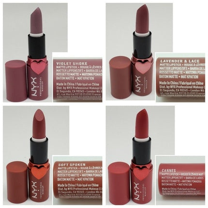 Rujuri Matte, NYX, Mini, set 12 nuanțe, ediție limitată