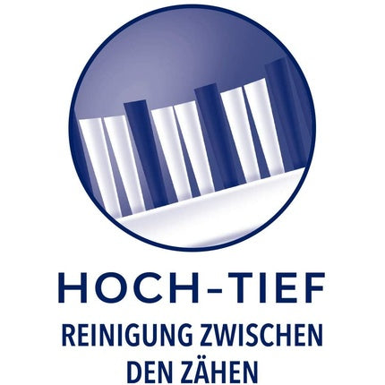 Periuțe de dinți, Dr.Best, High-Low, mediu, set 3, multicolor