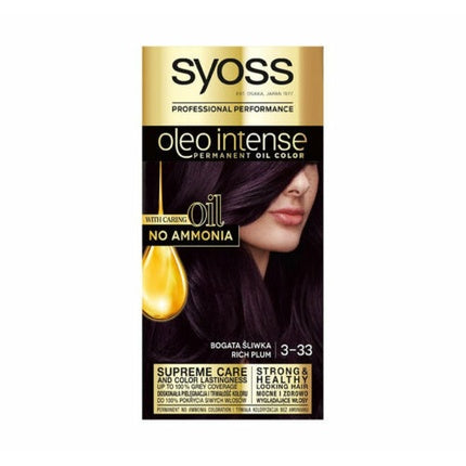 Vopsea de păr permanentă, Syoss, Oleo Intense, Blond Alună