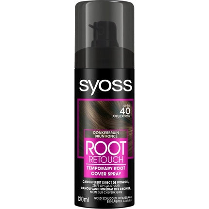 Spray fixativ, Syoss, Growth, 120 ml, maro inchis