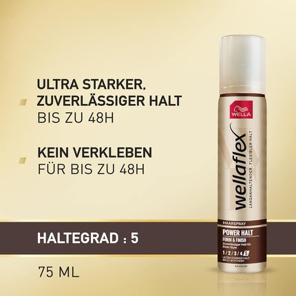 Spray fixativ, Wella, Wellaflex, ultra puternic, auriu