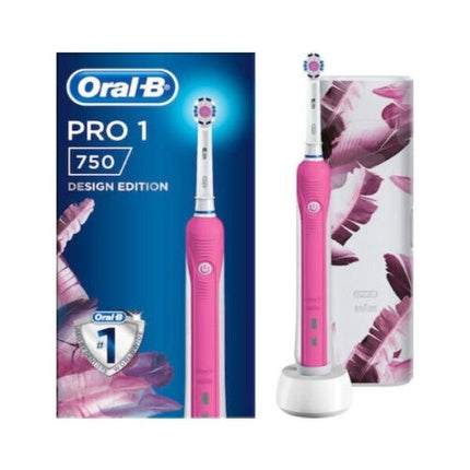 Periuță de dinți electrică, Oral-B, Pro 1 750, roz