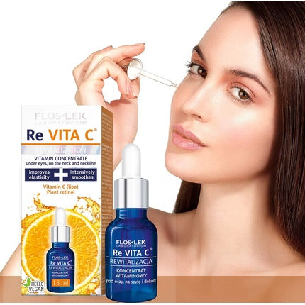 Ser Vitamina C, Floslek, pentru față 15ml