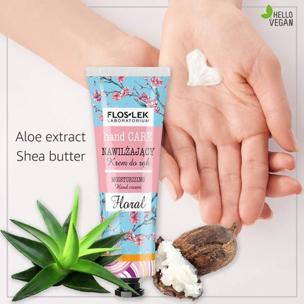 Cremă mâini Floslek, Floral, 50ml