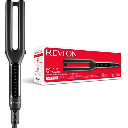 Îndreptător păr, Revlon, Double Straight, negru