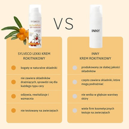 Cremă hidratantă Sylveco, cătină, 50 ml